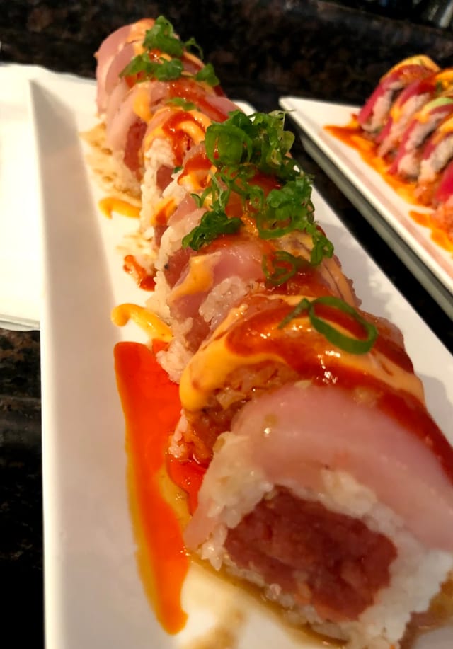 Spicy Albacore Special Roll.