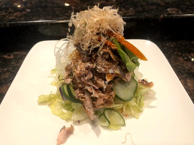 Salmon Skin Salad.